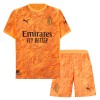 Camisola + Calções Guarda-Redes AC Milan M. Maignan 16 Criança 2025-26 Laranja